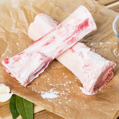 Greensbury Organic Grass-Fed & Finished Beef Bones (25lbs - 5, 5lb bags) Perspective: top