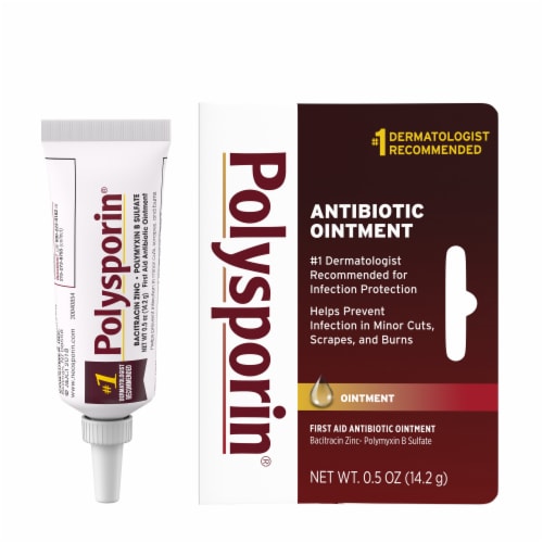 Polysporin First Aid Antibiotic Ointment Perspective: top