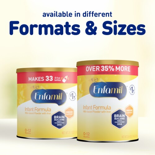 Enfamil Milk-based Powder with Iron Baby Formula Perspective: top