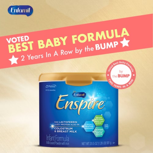 Enfamil Enspire Non-GMO Infant Formula Powder Refills Perspective: top