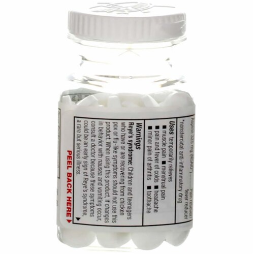 GoodSense Aspirin Pain Reliever Coated Tablets, 325 mg, 100 Ct Perspective: top
