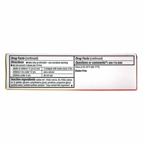 GoodSense Day Time Acetaminophen Softgels Cold & Flu Softgels, 16 Ct 1.5 oz Perspective: top