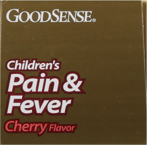 GoodSense® Children's Pain Reliever/Fever Reducer Acetaminophen Oral Suspension Perspective: top
