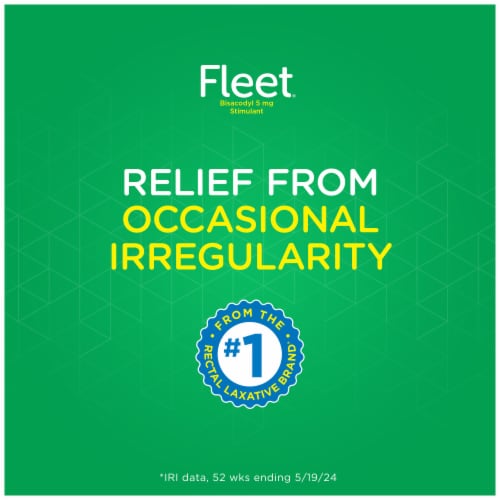 Fleet Stimulant Oral Laxative 25 Coated Tablets Perspective: top