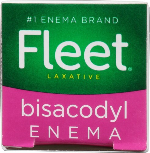 Fleet® Stimulant Laxative Bisacodyl Enema Comfortip Bottle Perspective: top