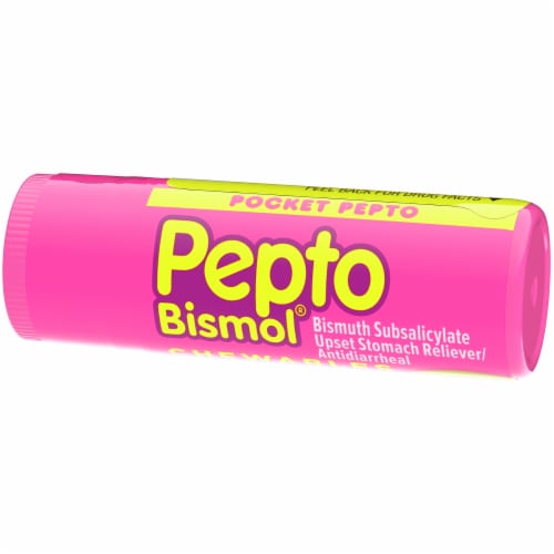 Pepto Bismol® To-Go Chewable Cherry Tablets Perspective: top
