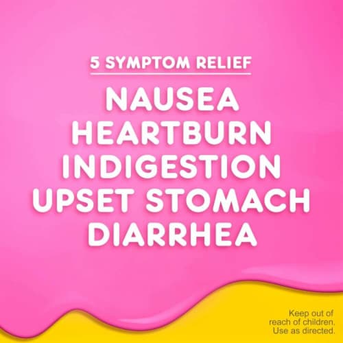 Pepto Bismol Original Multi-Symptom Relief Liquid Perspective: top