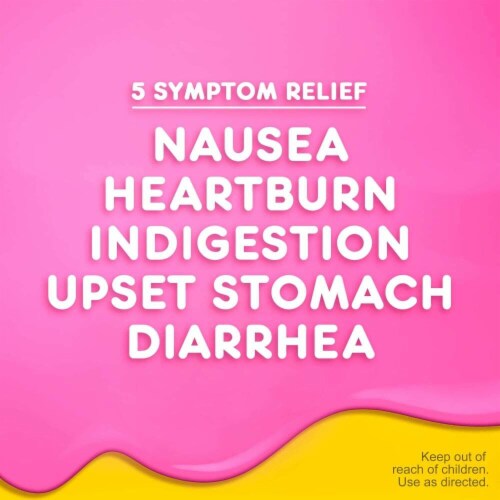 Pepto Bismol Original Multi-Symptom Relief Liquid Perspective: top