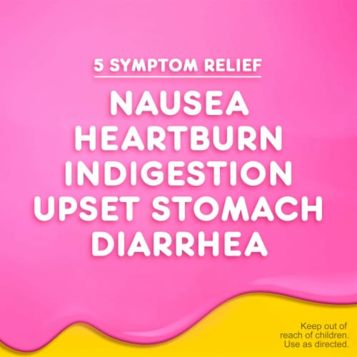 Pepto-Bismol 5 Symptom Relief Liquid Twin Pack Perspective: top
