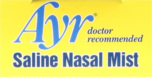 Ayr® Saline Nasal Mist Perspective: top