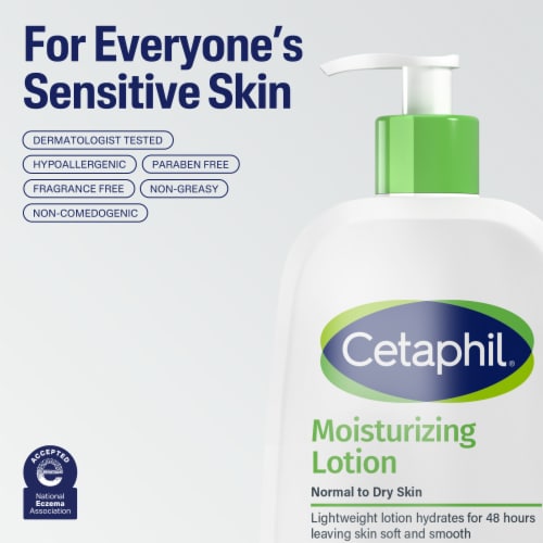 Cetaphil Moisturizing Lotion for Normal to Dry Skin Perspective: top