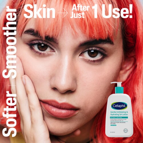 Cetaphil Gentle Exfoliating SA Lotion with Salicylic Acid, Mandelic Acid & Gluconolactone Perspective: top
