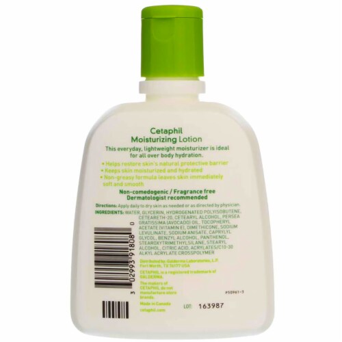 Cetaphil Moisturizing Lotion Perspective: top