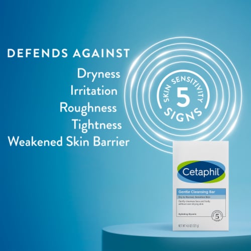 Cetaphil® Gentle Cleansing Bar Perspective: top