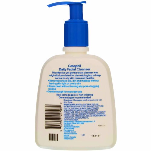 Cetaphil® Daily Facial Cleanser Perspective: top