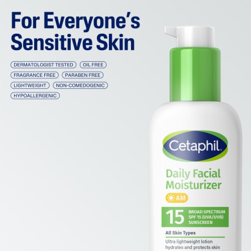 Cetaphil Daily Facial Moisturizer with SPF 15, Gentle Facial Moisturizer for Dry to Normal Skin Perspective: top