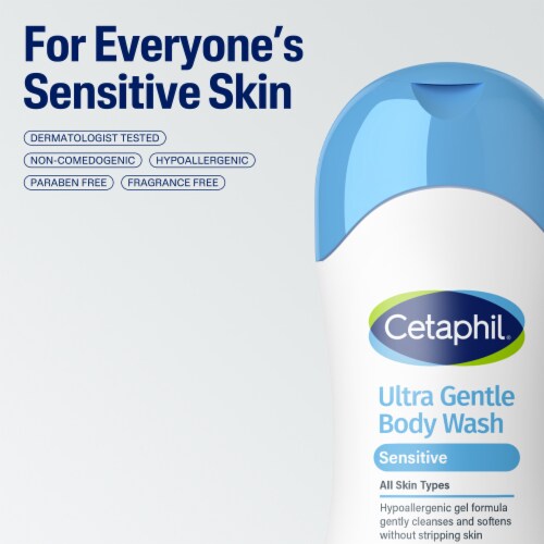 Cetaphil Ultra Gentle Body Wash, 16.9oz Perspective: top