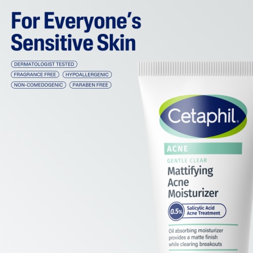 Cetaphil® Gentle Clear Mattifying Acne Moisturizer Perspective: top