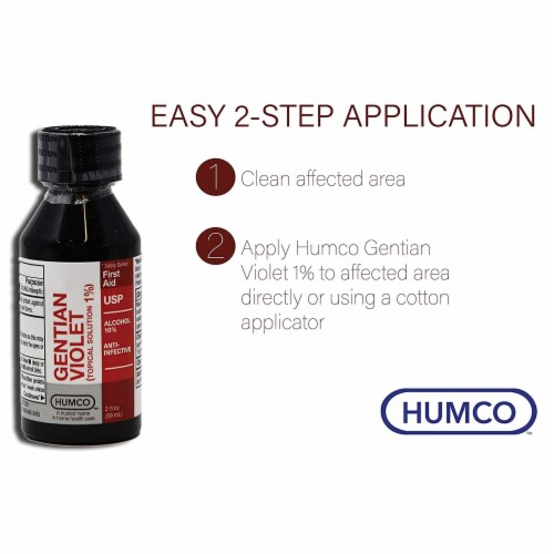 Humco™ Gentian Violet Perspective: top