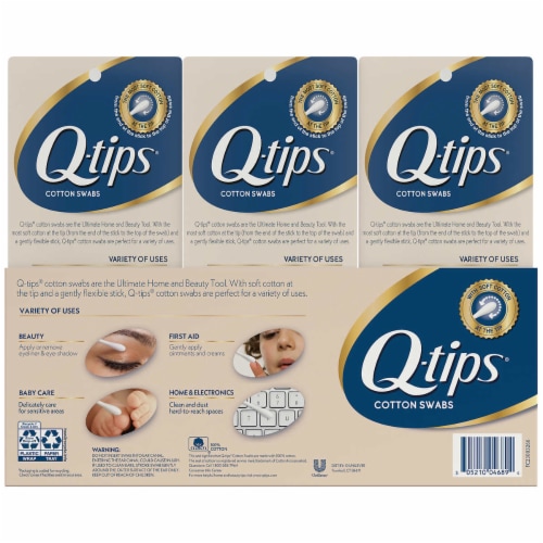 Q-tips Cotton Swabs, 1750 Count Perspective: top
