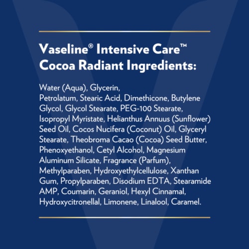 Vaseline Intensive Care™ Cocoa Radiant Body Lotion Perspective: top