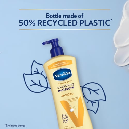 Vaseline Intensive Care Nourishing Moisture Body Lotion Perspective: top