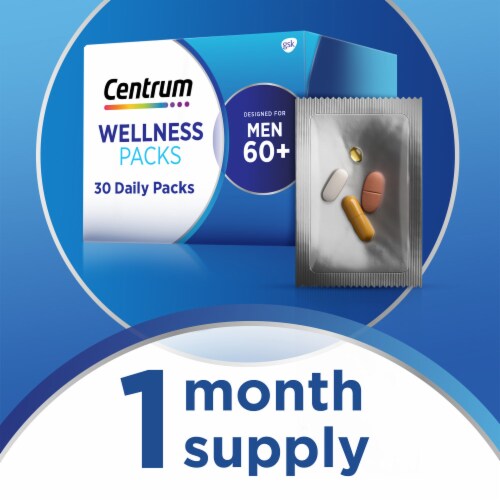 Centrum Mens 60+ Daily Wellness Packs Perspective: top