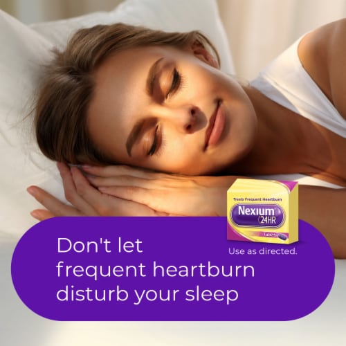 Nexium 24HR Acid Reducer Heartburn Relief Tablets with Esomeprazole Magnesium Perspective: top