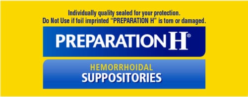 Preparation H® Hemorrhoidal Suppositories Perspective: top