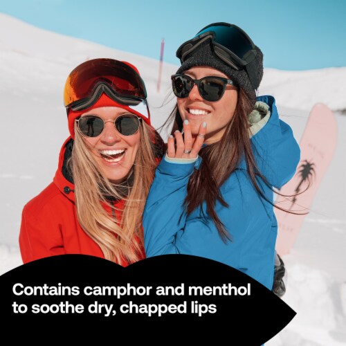 ChapStick Classic Medicated Lip Balm Tube with Camphor & Menthol Perspective: top