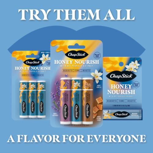 ChapStick® Honey Nourish Lip Balm Variety Pack Perspective: top