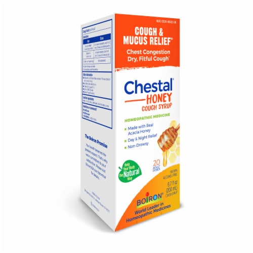 Boiron® Chestal® Honey Cough Syrup Perspective: top