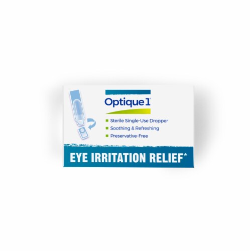 Boiron® Optique 1® Eye Irritation Relief Homeopathic Eye Drops Perspective: top