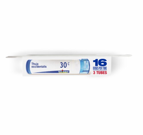 Boiron Thuja Occidentalis 30C Wart Removal Pellets Perspective: top