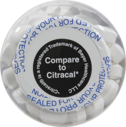 Basic Calcium Citrate + Vitamin D3 Miniature Tablets Perspective: top