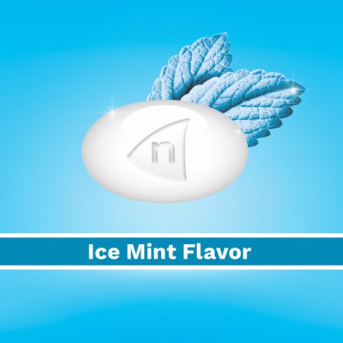 Nicorette Coated Nicotine Ice Mint Flavor Lozenges Perspective: top