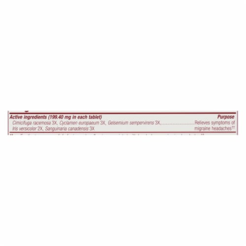 Boericke & Tafel Migraide Relief of Migraines & Headaches Symptoms Perspective: top