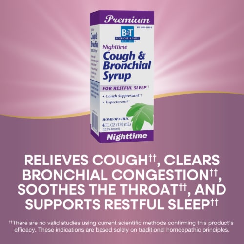 Boericke & Tafel® Nighttime Cough & Bronchial Syrup Perspective: top