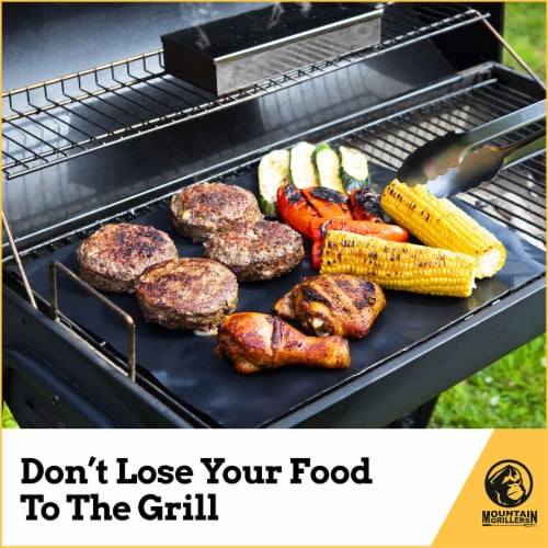 MOUNTAIN GRILLERS BBQ Grill Mat Non Stick Heavy Duty Grilling