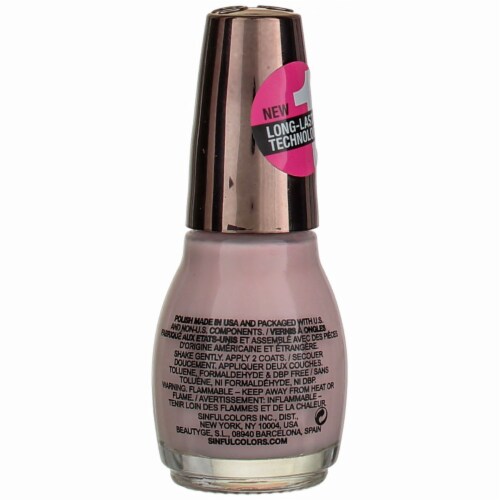 Sinful Colors® Sinful Shine Tutu Thrill Step 1 Nail Polish Perspective: top