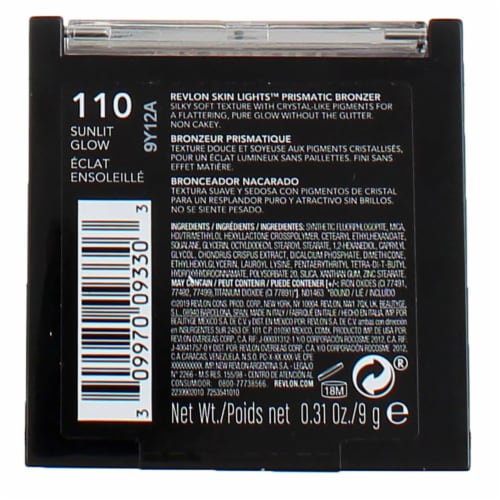 Revlon Skinlights Prismatic Bronzer 110 Sunlit Glow Perspective: top
