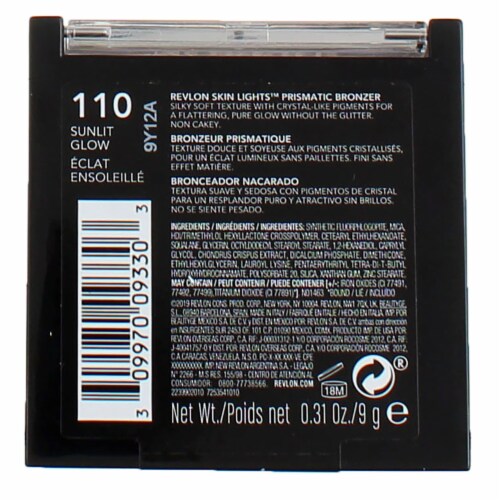 Revlon Skinlights Prismatic Bronzer 110 Sunlit Glow Perspective: top