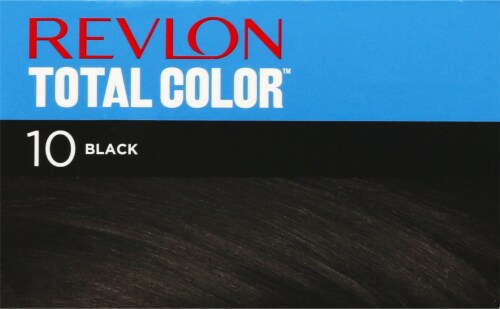 Revlon® Total Color™ 10 Black Permanent Hair Color Perspective: top