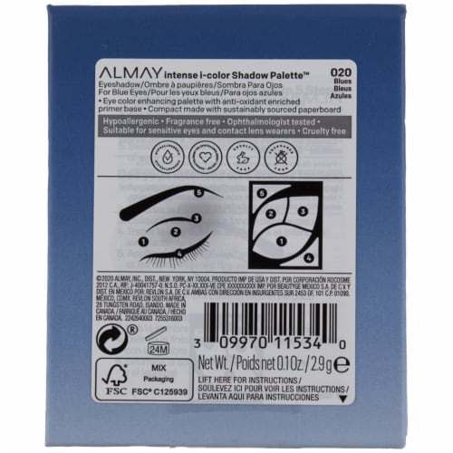 ALM ES INTENSE I-CLR PALETTE 5CT BLUE Perspective: top
