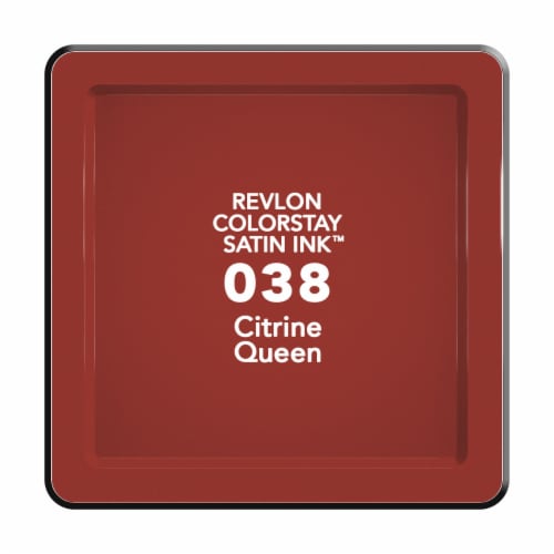 Revlon 038 Citrine Queen ColorStay Satin Ink Liquid Lipstick Perspective: top