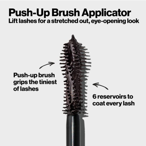 Revlon So Fierce Eyes Wide Open Mascara Waterproof 104 Black Perspective: top