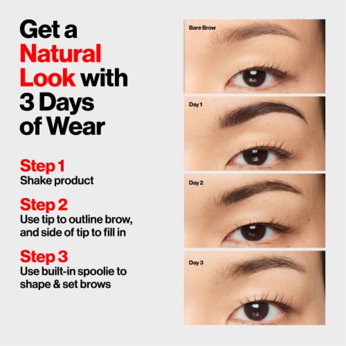 Revlon ColorStay Semi-Permanent Brow Ink 352 Soft Brown Perspective: top