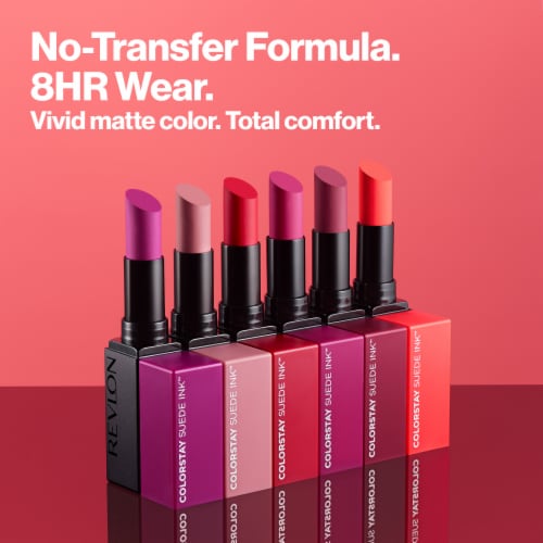 Revlon ColorStay Suede Ink Liquid Lipstick 002 No Rules Perspective: top