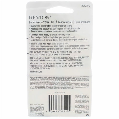 Revlon® Scissor Grip Slant Tweezer Perspective: top