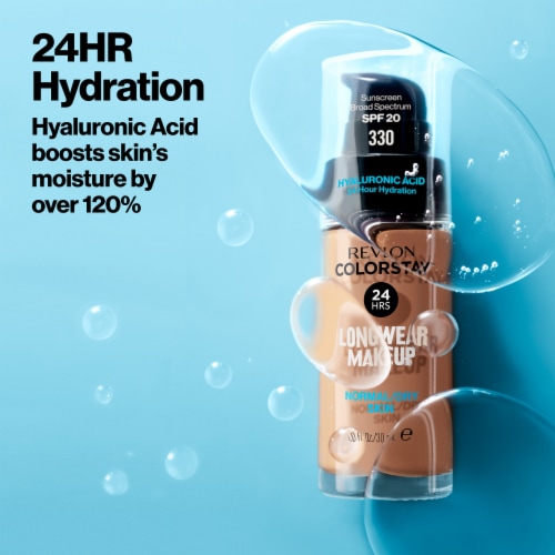 Revlon ColorStay Longwear Makeup Foundation For Normal/Dry Skin 220 Natural Beige Perspective: top